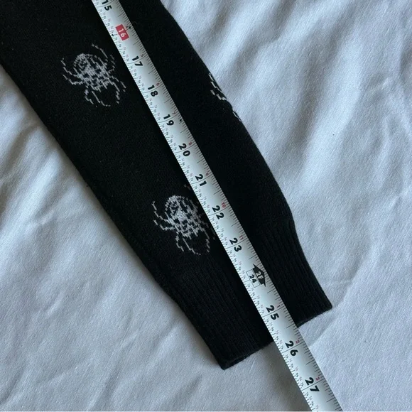Lurking Class Sketchy Tank Black Spider Sweater Womens Small Grunge Punk Skater - Picture 12 of 12